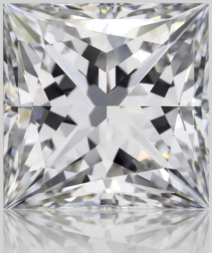 2.63 carat F-VS2 Natūralus Princess Deimantas (1)