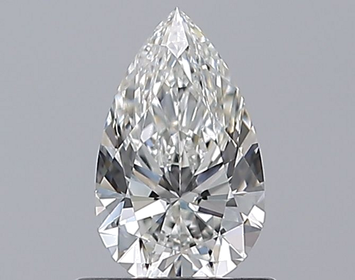 0.72 carat G-VS1 Natūralus Pear Deimantas (1)