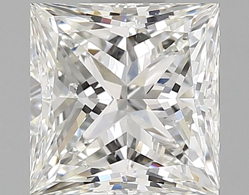 1.01 carat H-SI2 Natūralus Princess Deimantas (1)