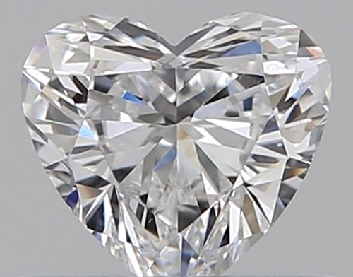 0.46 carat D-VS1 Natūralus Heart Deimantas (1)