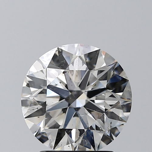 2.08 carat E-SI2 GD cut Natūralus Round Deimantas (1)