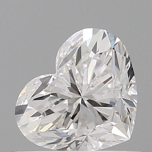 0.51 carat D-VVS1 Natūralus Heart Deimantas (1)