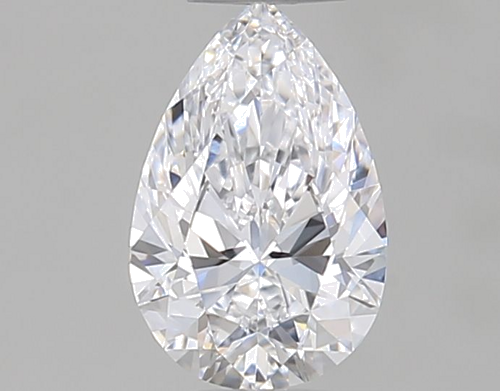 0.39 carat D-VS1 Natūralus Pear Deimantas (1)