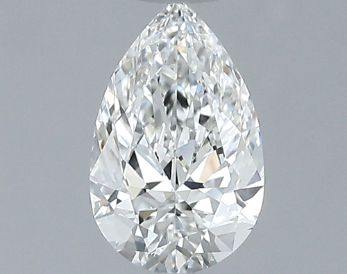 0.6 carat G-VVS2 Natūralus Pear Deimantas (1)