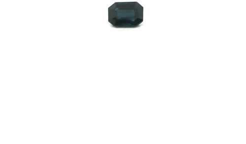 1.14 carat BLUE STEP cut Octagonal Safyras (1)