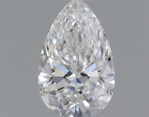 0.42 carat D-VVS2 Natūralus Pear Deimantas (1)