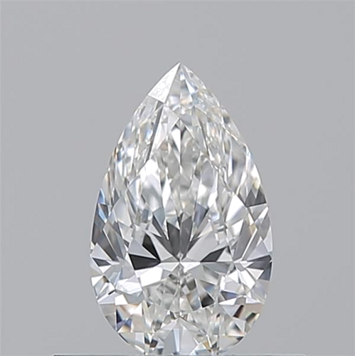 0.5 carat G-VVS1 Natūralus Pear Deimantas (1)