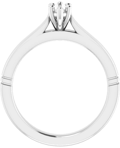 14K White  7x3.5 mm Marquise Solitaire Engagement Ring Mounting (2)