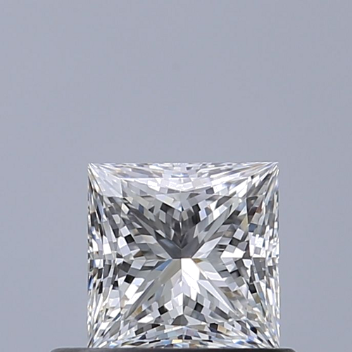0.55 carat E-VVS2 Natūralus Princess Deimantas (1)