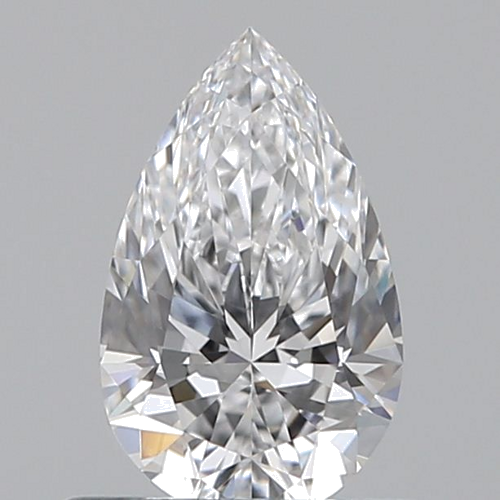 0.51 carat D-VVS1 Natūralus Pear Deimantas (1)