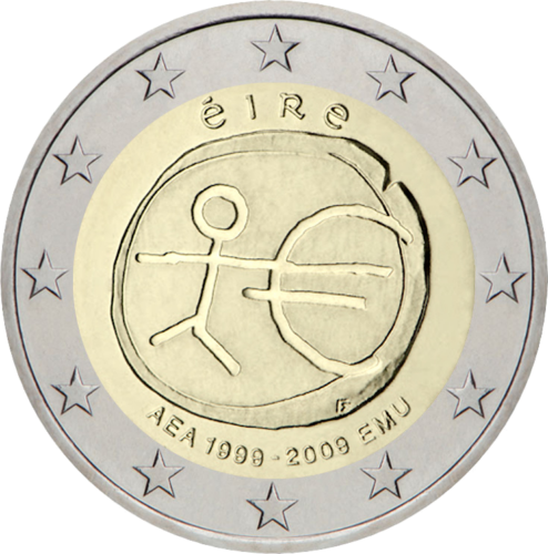 2009 Airija EMU 2 eurų moneta (1)