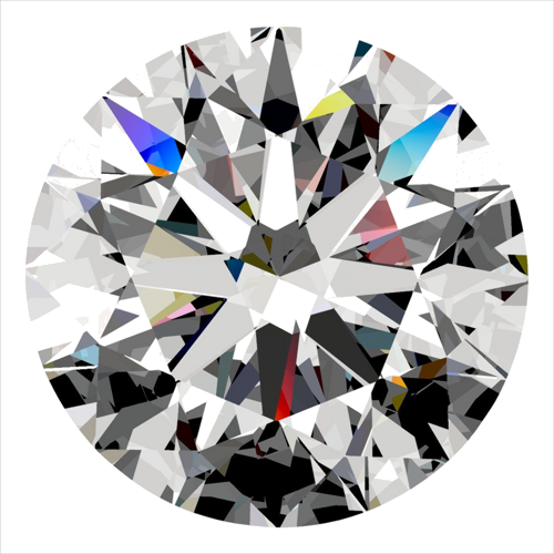 0.33 carat D-VVS2 Excellent cut Natūralus Round Deimantas (1)