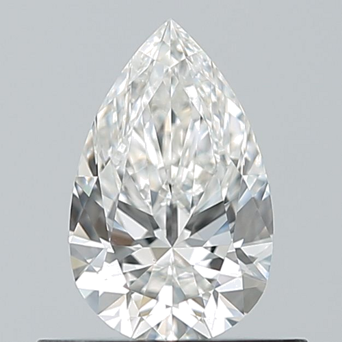 0.5 carat F-VS1 Natūralus Pear Deimantas (1)