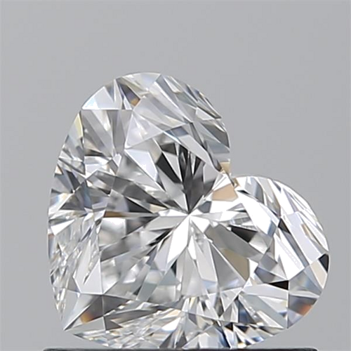 0.9 carat E-VVS1 Natūralus Heart Deimantas (1)