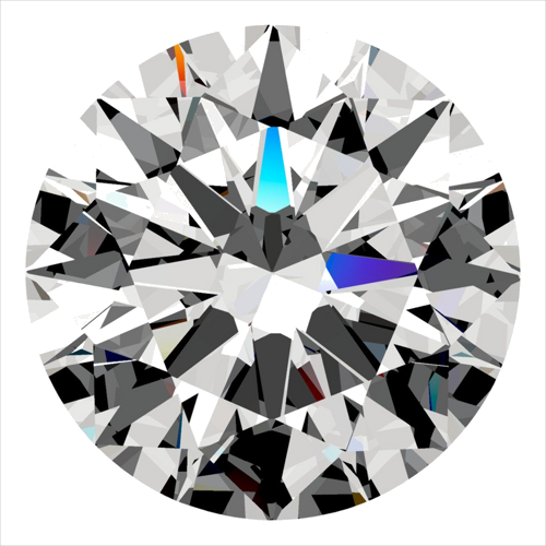0.31 carat G-VVS2 Excellent cut Natūralus Round Deimantas (1)