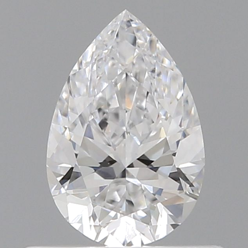 0.5 carat D-VS1 Natūralus Pear Deimantas (1)