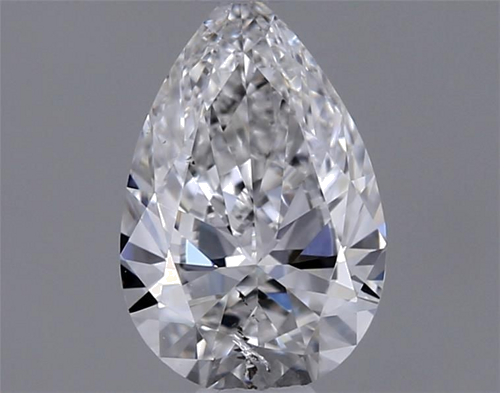 0.41 carat E-SI2 Natūralus Pear Deimantas (1)