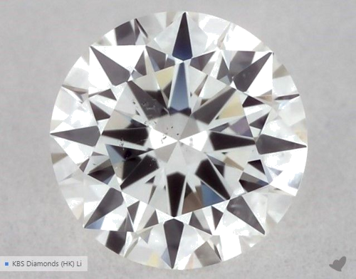 0.5 carat G-SI1 Excellent cut Natūralus Round Deimantas (1)