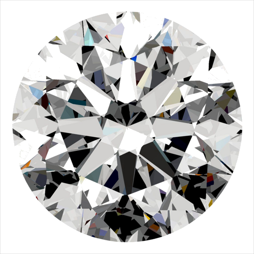 0.4 carat D-VS2 Very Good cut Natūralus Round Deimantas (1)
