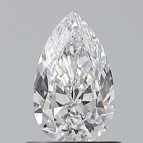 0.7 carat D-FL Natūralus Pear Deimantas (1)