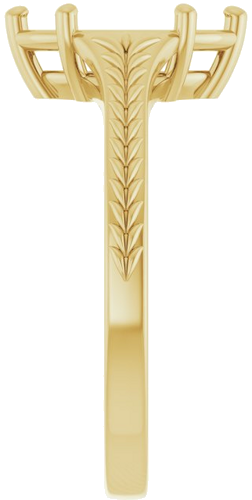 Sužadėtuvių Žiedas „Solitaire“ 14k yellow gold Marquise 9.5mm x 5mm (4)