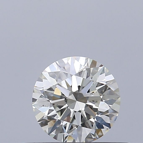 0.42 carat I-SI1 Excellent cut Natūralus Round Deimantas (1)