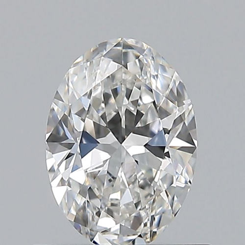 0.59 carat F-VVS2 Natūralus Oval Deimantas (1)