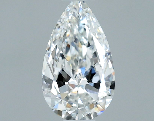 0.3 carat F-VVS2 Natūralus Pear Deimantas (1)
