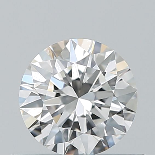 0.5 carat E-VVS1 Excellent cut Natūralus Round Deimantas (1)