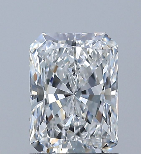 1.06 carat E-VVS1 Natūralus Radiant Deimantas (1)