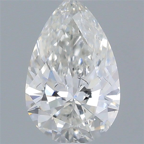 0.32 carat G-SI2 Natūralus Pear Deimantas (1)