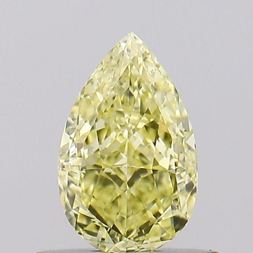 0.58 carat Fancy Intense Yellow-VVS2 Natūralus Pear Deimantas (1)