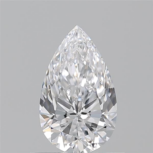 0.7 carat D-VS2 Natūralus Pear Deimantas (1)
