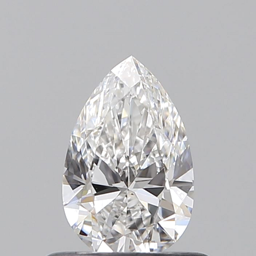 0.5 carat E-VVS2 Natūralus Pear Deimantas (1)