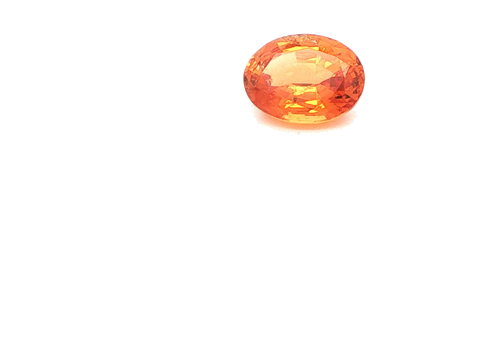 3.13 carat ORANGE Oval Garnet (1)