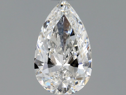 0.6 carat E-VVS2 Natūralus Pear Deimantas (1)