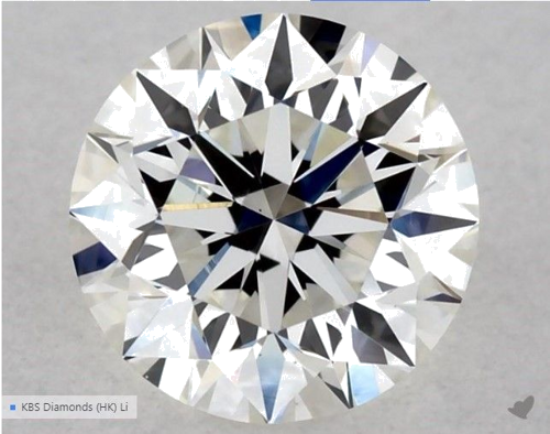 0.56 carat G-VS1 Excellent cut Natūralus Round Deimantas (1)