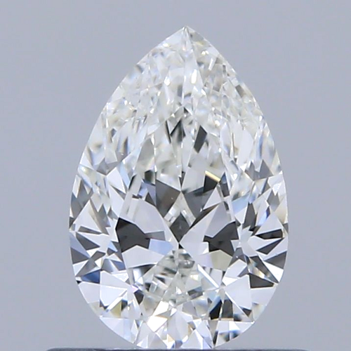 0.51 carat G-VS2 Natūralus Pear Deimantas (1)