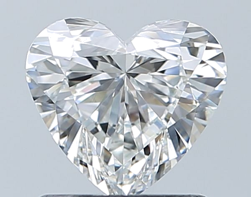 0.9 carat G-VVS1 Natūralus Heart Deimantas (1)