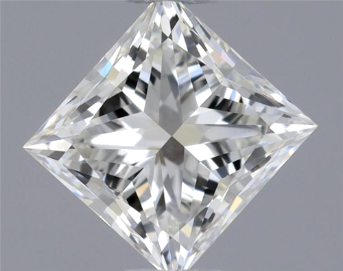 0.52 carat I-VS2 Natūralus Princess Deimantas (1)