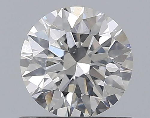 0.58 carat G-SI2 Excellent cut Natūralus Round Deimantas (1)