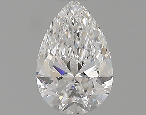 0.6 carat D-VS1 Natūralus Pear Deimantas (1)