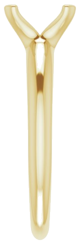 Sužadėtuvių Žiedas „Solitaire“ 585 Geltonojo Aukso Oval 9mm x 7mm (4)