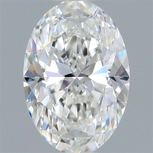0.4 carat G-VS2 Natūralus Oval Deimantas (1)