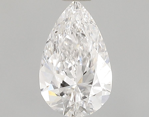 0.33 carat D-SI2 Natūralus Pear Deimantas (1)