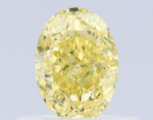 0.54 carat Faint Yellow-VS1 Natūralus Oval Deimantas (1)