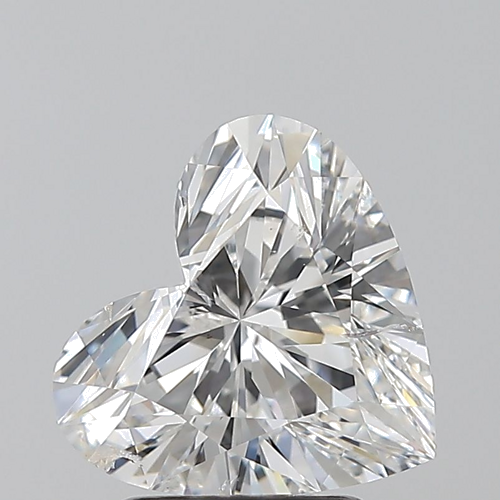 2.01 carat F-SI2 Natūralus Heart Deimantas (1)