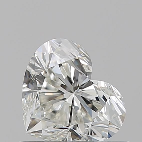 0.65 carat J-VVS1 Natūralus Heart Deimantas (1)