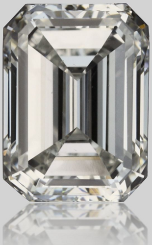 0.3 carat F-SI1 Natūralus Emerald Deimantas (1)