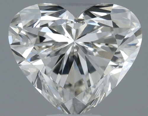 0.5 carat J-VS1 Natūralus Heart Deimantas (1)